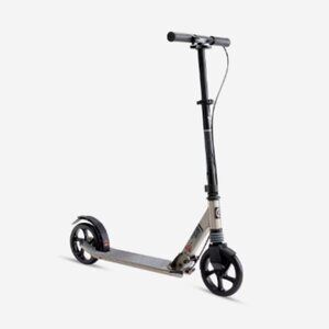 Oxelo Adult/Teen Black and Silver MID9 Kick Scooter